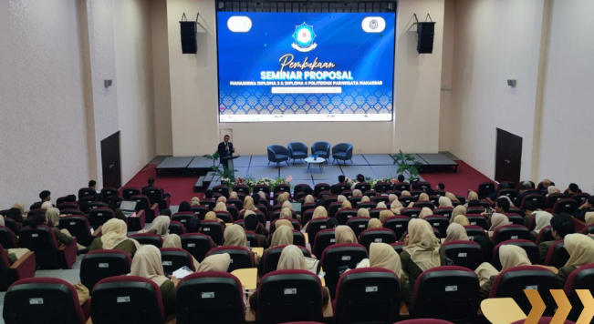 Poltekpar Makassar Resmi membuka Seminar Proposal bagi Mahasiswa Semester 6 dan 8 Program Diploma III dan IV